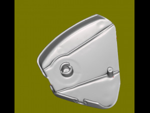 Mercedes W126 500 SEL seat cover cover front left Modelo 3D