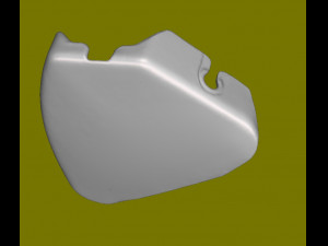 Mercedes W126 500 SEL seat cover cover front left Modelo 3D