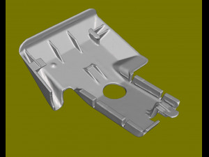 Seat plastic Mercedes w126 R Modelo 3D