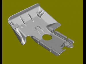 Sedile plastica Mercedes w126 R Modello 3D