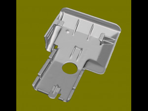 Seat plastic Mercedes w126 R Modelo 3D