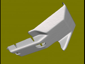 Seat plastic Mercedes w126 R Modelo 3D