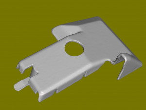 Seat plastic Mercedes w126 R Modelo 3D