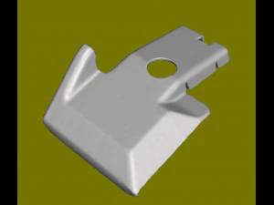 Seat plastic Mercedes w126 R 3D Model