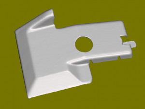 Seat plastic Mercedes w126 R Modelo 3D