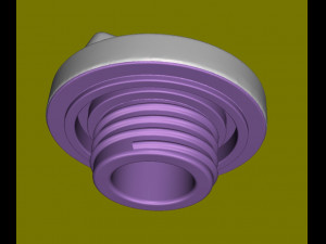 Oil fill cap inch HondaAcura 3D Модель