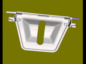 Door lock cover Modelo 3D