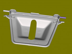 Door lock cover Modelo 3D
