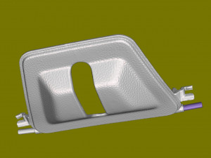 Door lock cover Modelo 3D