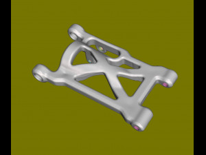 Lower arm L R of a childrens sports car 4x4 Modelo 3D