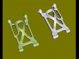 Lower arm L R of a childrens sports car 4x4 Modelo 3D