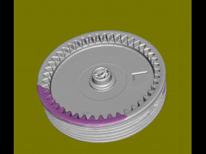 Taurus Power Window Pulley Modelo 3D