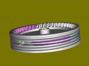 Taurus Power Window Pulley 3D Модель