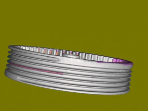 Taurus Power Window Pulley 3D Model