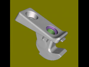 Mercedes Sprinter sun visor attachment 3D Model