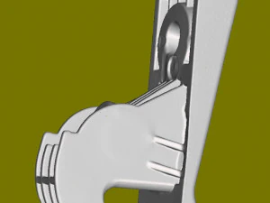 Mercedes Sprinter sun visor attachment 3D Model
