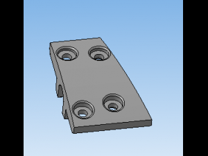 Headphone mount LR Modelo 3D