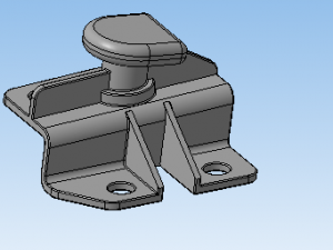 Front bumper mount F0rd Sierra 2 3D Model