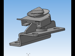 Front bumper mount F0rd Sierra 2 Modèle 3D