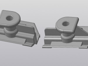 Front bumper mount F0rd Sierra 3D Model