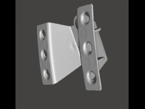 Soporte parachoques trasero F0rd Skorpio 1992-1998 Modelo 3D