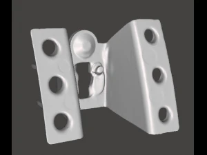 Soporte parachoques trasero F0rd Skorpio 1992-1998 Modelo 3D