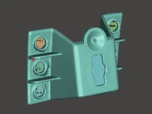 Soporte parachoques trasero F0rd Skorpio 1992-1998 Modelo 3D