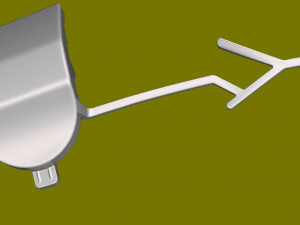 End caps for rear bumper tow Porsche Cayenne Genuine Modelo 3D