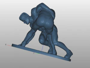 Figurine Fight 3D Model