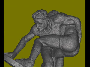 Figurine Fight 3D Model
