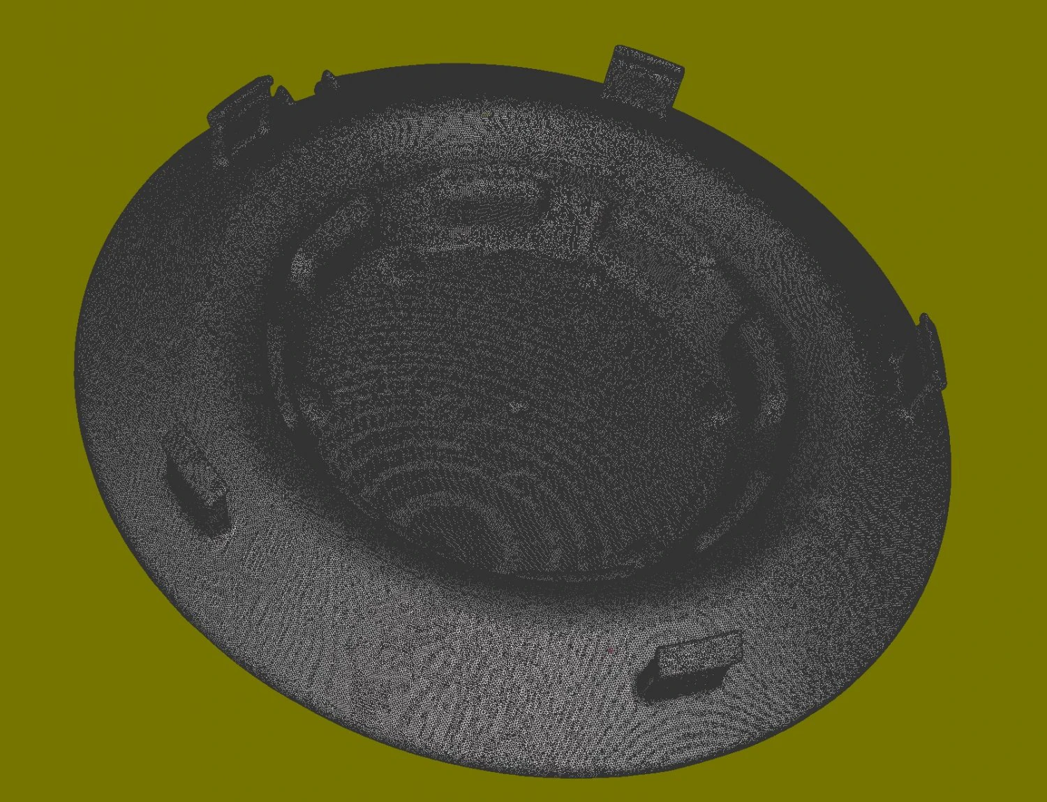 Caps for rims Mercedes 3D Model .c4d .max .obj .3ds .fbx .stl .blend 