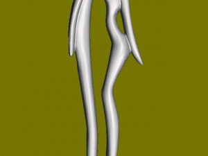 Wooden figure 3D print model 3 3D-printmodel