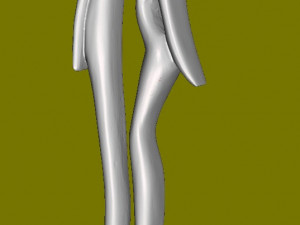 Wooden figure 3D print model 3 3D-printmodel
