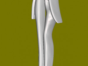 Wooden figure 3D print model 3 3D-printmodel