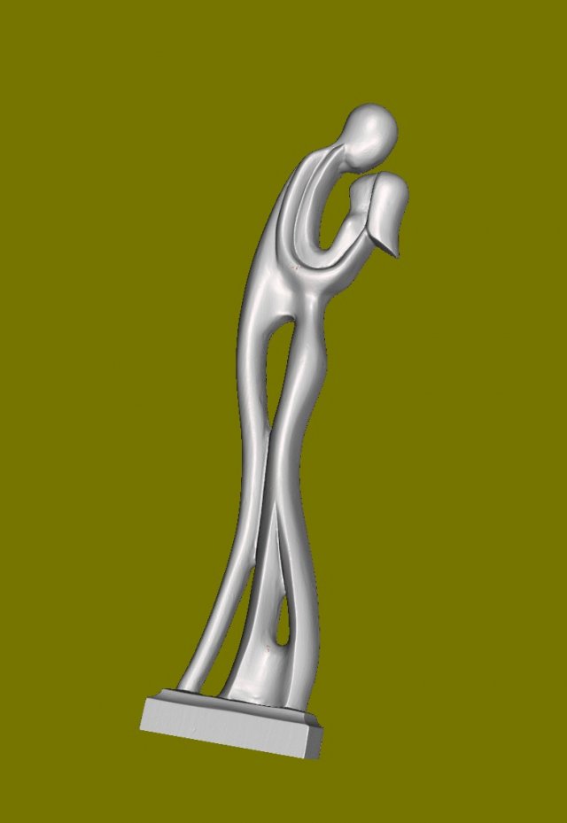Wooden figure 3D print model 2 3Dプリントモデル .c4d .max .obj .3ds .fbx .stl .blend 