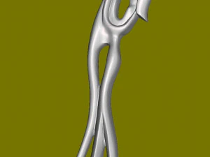 Figura de madeira modelo de impressão 3D 2 Modelo de Impressão 3D