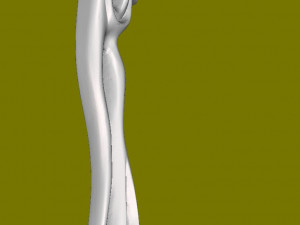 Wooden figure 3D print model 2 3Dプリントモデル