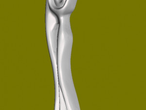 Wooden figure 3D print model 2 3Dプリントモデル