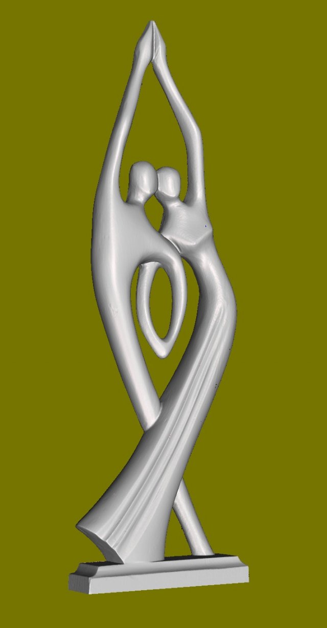 Wooden figure 3D-Druckmodell .c4d .max .obj .3ds .fbx .stl .blend 