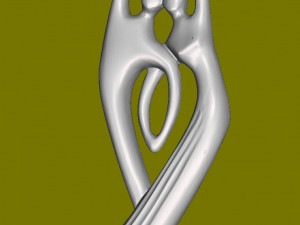 Wooden figure 3D-Druckmodell