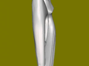 Wooden figure 3D Print Model