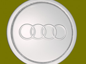 Wheel Center Cover for Audi 4B0601170A 3D Print Model