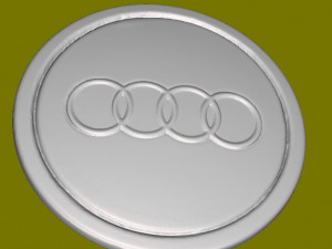Wheel Center Cover for Audi 4B0601170A 3D Print Model