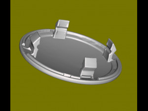 Wheel Center Cover for Audi 4B0601170A 3D Print Model