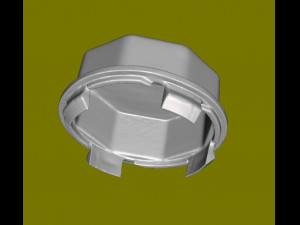 Wheel Center Cover for Audi 3D print model 3D प्रिंट मॉडल