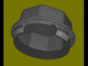Wheel Center Cover for Audi 3D print model 3D प्रिंट मॉडल
