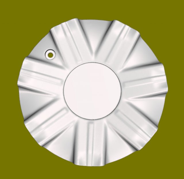 Wheel Center Cover 3D Принт Модель .c4d .max .obj .3ds .fbx .stl .blend 