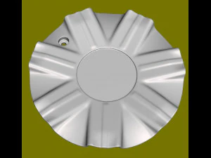Wheel Center Cover 3D Print Model