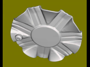 Wheel Center Cover 3D Print Model