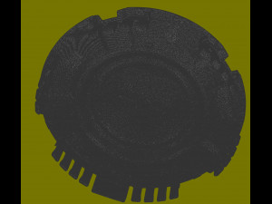 Wheel Center Cap for Chevrolet 3D Print Model 3D Print Model